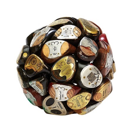 Vintage Golf Gifts  - Various Golf Clubs 12 Inch Diameter Sphere from Vintage Golf Club Woods SPHWD12