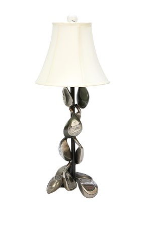 Golf Themed Table Lamp Made From, Golf Themed Lamps