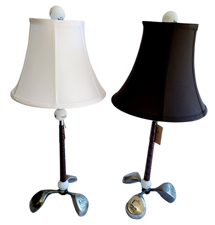 Vintage Golf Gifts  - Various Golf Clubs Golf Grip Shaft Table Lamp TLPGRPSHFT
