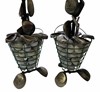 Vintage Golf Gifts  - Various Golf Clubs Range Ball Basket Golf Table Lamp TLPBSK View 4